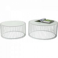 столик кофейный wire белый в Нижневартовске