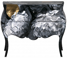 комод merdo черный с серебром в Нижневартовске