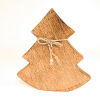 украшение новогоднее ель деревянная wooden tree, 23х23х2,5 см в Нижневартовске