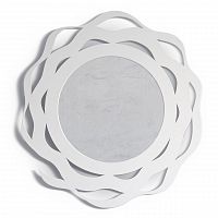 зеркало круглое в белой волнистой раме splash в Нижневартовске