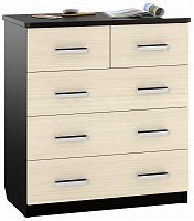 комод мд-5, цвет венге/дуб, 5 ящиков в Нижневартовске