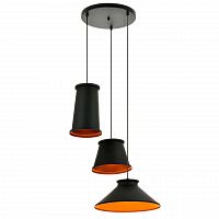 дизайнерская подвесная люстра spot light erynie 1460304 черная в Нижневартовске