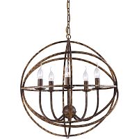 подвесная люстра arte lamp kopernik a1703sp-5br в Нижневартовске