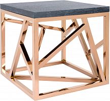 стол журнальный geometric графит, золото коричневый в Нижневартовске