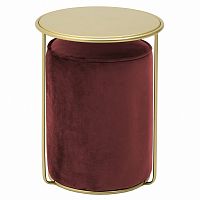 стол и пуф b&g красный в Нижневартовске