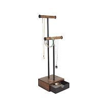 органайзер для украшений pillar высокий чёрный-орех в Нижневартовске