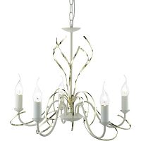 подвесная люстра arte lamp cinta a1309lm-5wc белая в Нижневартовске