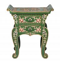 консоль золотой век 2- дверная зеленая с рисунком в Нижневартовске