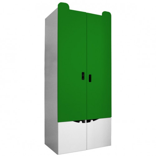 шкаф двухдверный детский бережливый майки в Нижневартовске