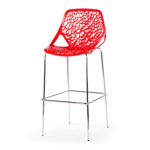 барный стул caprice красный в Нижневартовске