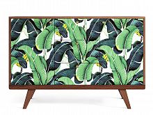 комод thimon дуб тобакко принт 025 зелёный, коричневый, белый в Нижневартовске