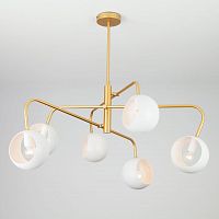 подвесная люстра eurosvet luca 70055/6 белая в Нижневартовске