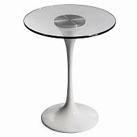 стол кофейный apriori t белый глянец, стекло в Нижневартовске