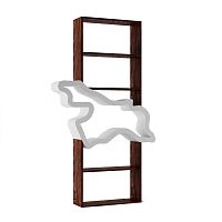 стеллаж крона орех и белый от odingeniy в Нижневартовске