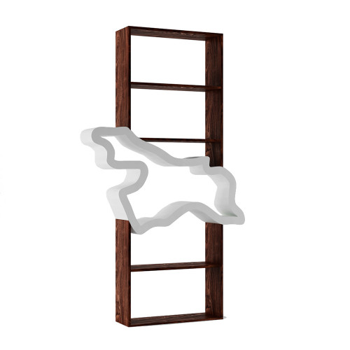 стеллаж крона орех и белый от odingeniy в Нижневартовске