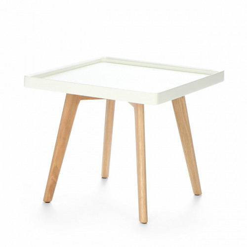 стол кофейный drew светло-коричневый, белый в Нижневартовске