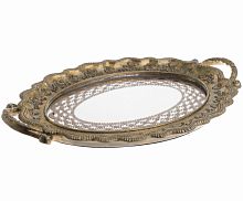 поднос зеркальный золотого цвета в Нижневартовске