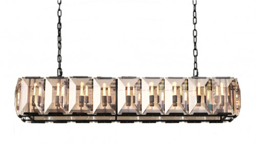 люстра harlow l130 черное основание, прозрачное стекло в Нижневартовске