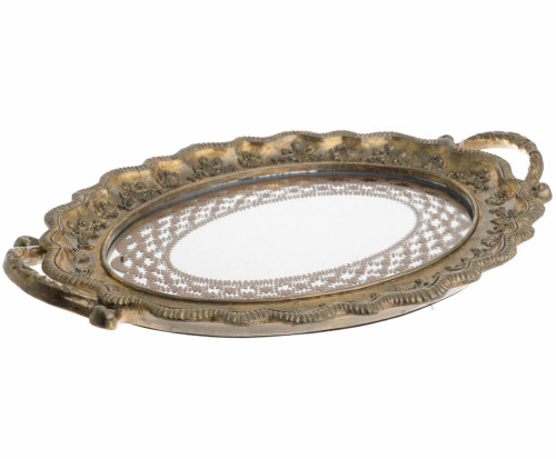 поднос зеркальный золотого цвета в Нижневартовске