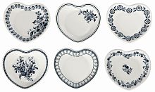 блюдечки-сердечки фаустина индиго ( шт) comptoir de famille в Нижневартовске