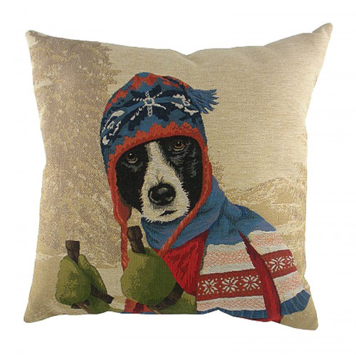 подушка с картинкой ski dogs border collie в Нижневартовске