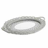 поднос зеркальный серого цвета в Нижневартовске