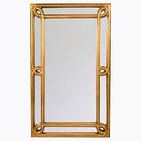 зеркало золотое большое прямоугольное в двойной раме с декором моро в Нижневартовске