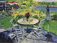 картина маслом стол у моря в Нижневартовске