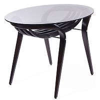 стол обеденный apriori прозрачный, венге в Нижневартовске