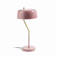 настольная лампа versa металлическая светло-розовая от la forma (ex julia grup) в Нижневартовске