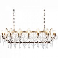 подвесная люстра chateau коричневая в Нижневартовске