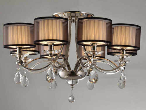 потолочная люстра newport 1608/pl хром в Нижневартовске