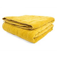 покрывало стеганое бархатное хвойное утро цвет горчичный в Нижневартовске