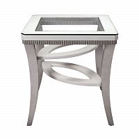 стол журнальный romano белый, прозрачный в Нижневартовске