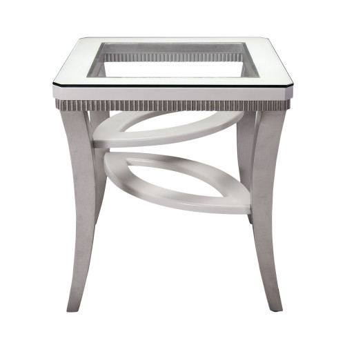 стол журнальный romano белый, прозрачный в Нижневартовске