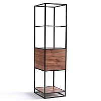 стеллаж kvadra 1 black американский орех в Нижневартовске