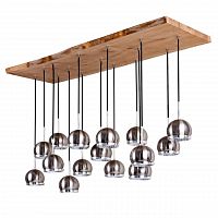 дизайнерская подвесная светодиодная люстра spot light ball 5031574 матовый никель, белая в Нижневартовске