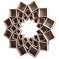 стеллаж лотос 3 круга беленый дуб от odingeniy в Нижневартовске