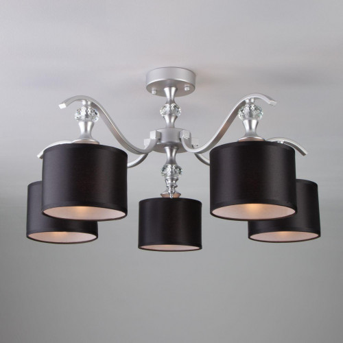 потолочная люстра eurosvet ofelia 60070/5 серебро в Нижневартовске