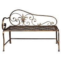 металлическая скамья «лемож» (королевская бронза) в Нижневартовске