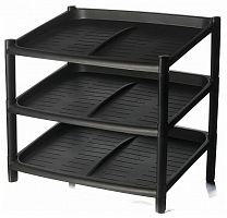 этажерка для обуви элит, 3 полки полимербыт в Нижневартовске