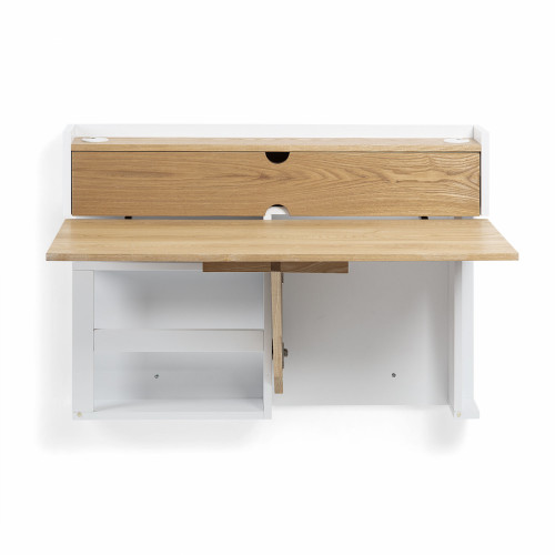 настенный письменный стол cathly 100x74 натуральный шпон в Нижневартовске