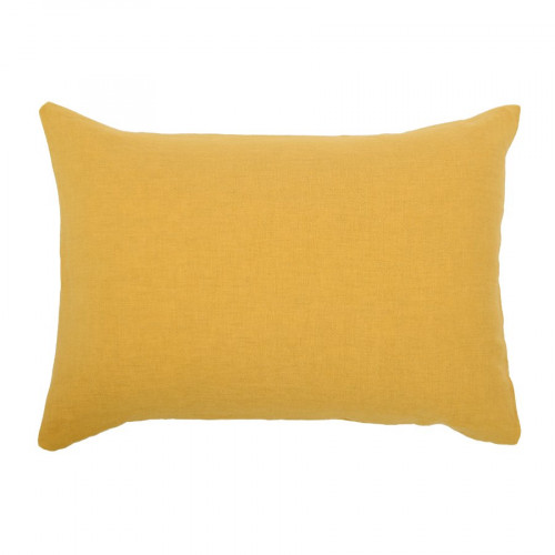 наволочка изо льна горчичного цвета essential 50х70 в Нижневартовске