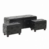 пуф-набор сундуков sea коричневый в Нижневартовске