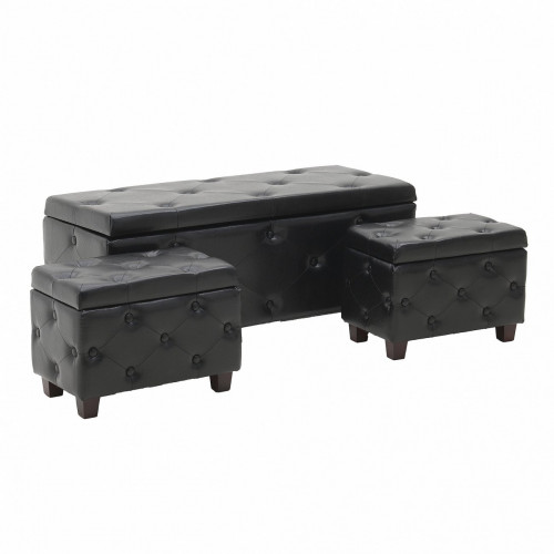 пуф-набор сундуков sea коричневый в Нижневартовске