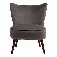 кресло vermont chair тёмно-серый велюр р в Нижневартовске