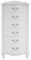 комод мебелик джульетта узкий 6 ящиков в Нижневартовске