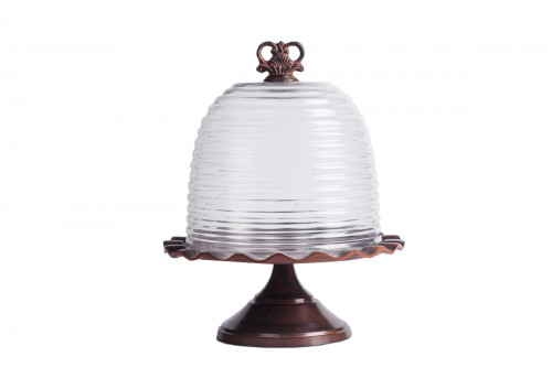 сервировочный поднос с куполом crystal dome dark grande в Нижневартовске