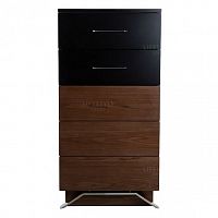 комод anytime 55 орех, черный в Нижневартовске