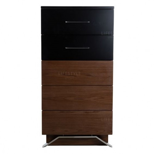 комод anytime 55 орех, черный в Нижневартовске